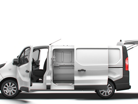 Vauxhall Vivaro Van L2H1 Tailgate HQInterior 2019 3Dモデル