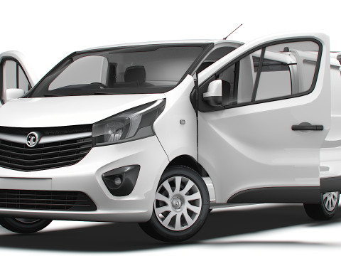Vauxhall Vivaro Van L2H1 Tailgate HQInterior 2019 3Dモデル