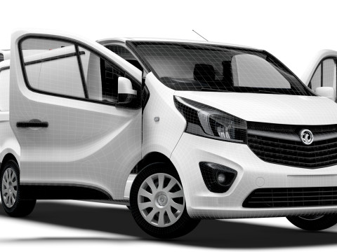Vauxhall Vivaro Van L2H1 Tailgate HQInterior 2019 3Dモデル
