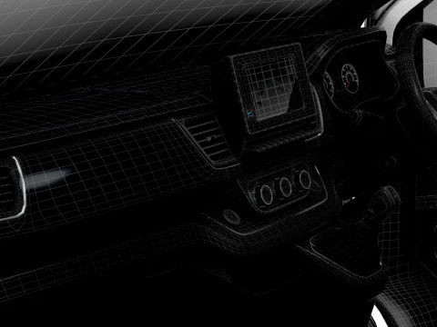 Vauxhall Vivaro Van L2H1 Tailgate HQInterior 2019 3D Model