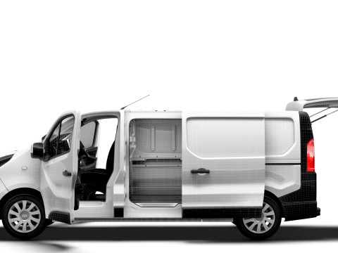 Vauxhall Vivaro Van L2H1 Tailgate HQInterior 2019 3Dモデル