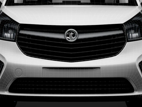 Vauxhall Vivaro Van L2H1 Tailgate HQInterior 2019 3D Model