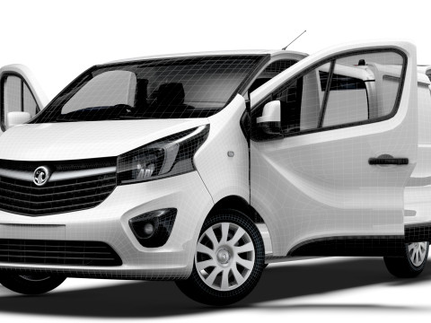 Vauxhall Vivaro Van L2H1 Tailgate HQInterior 2019 3Dモデル