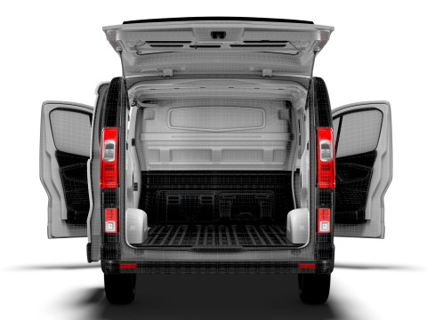 Vauxhall Vivaro Van L2H1 Tailgate HQInterior 2019 3Dモデル