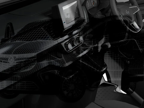 Vauxhall Vivaro Van L2H1 Tailgate HQInterior 2019 3D Model