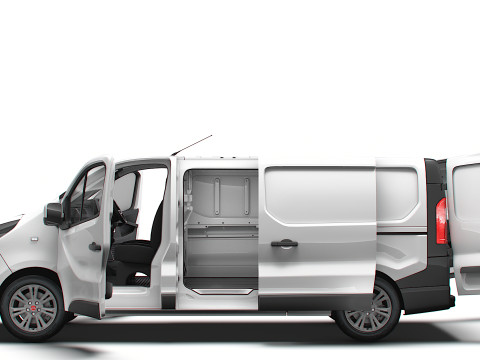 Fiat Talento Van L2H1 HQInterior 2021 UKspec 3D Modell