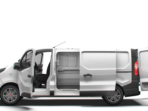 Fiat Talento Van L2H1 HQInterior 2021 UKspec 3D Model