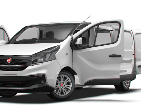 Fiat Talento Van L2H1 HQInterior 2021 UKspec 3D Modell