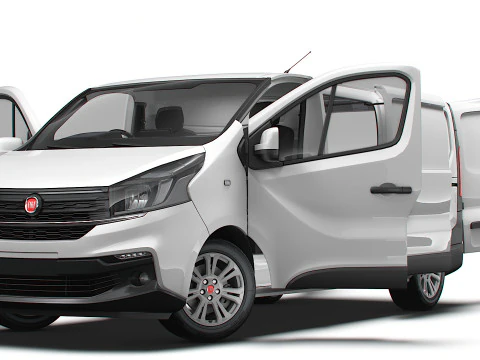 Fiat Talento Van L2H1 HQInterior 2021 UKspec 3D Model