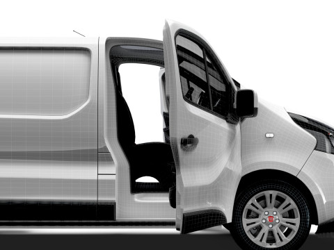 Fiat Talento Van L2H1 HQInterior 2021 UKspec 3D Modell