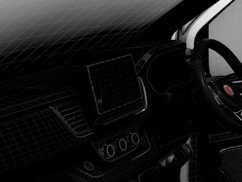 Fiat Talento Van L2H1 HQInterior 2021 UKspec 3D Model