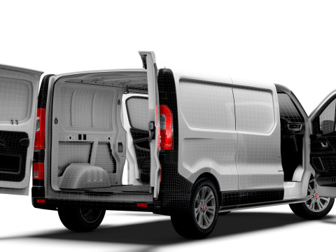 Fiat Talento Van L2H1 HQInterior 2021 UKspec 3D Modell