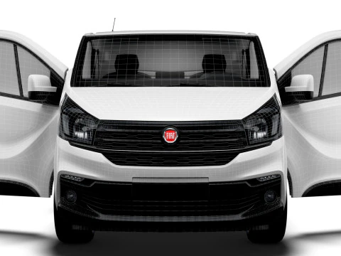 Fiat Talento Van L2H1 HQInterior 2021 UKspec 3D Model