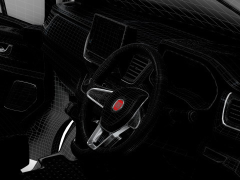 Fiat Talento Van L2H1 HQInterior 2021 UKspec 3D Modell