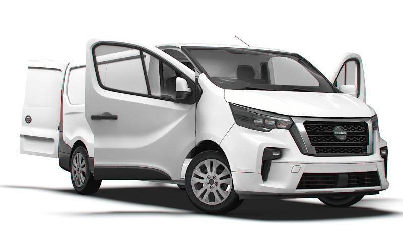 Nissan Primastar Van L2H1 HQInterior 2026 UKspec 3D 모델 .c4d .max .obj .3ds .fbx .stl .blend 