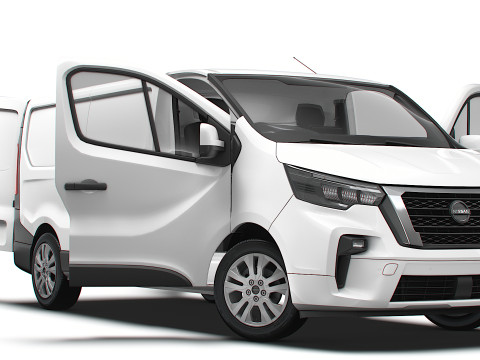 Nissan Primastar Van L2H1 HQInterior 2026 UKspec 3D Model