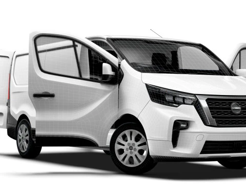 Nissan Primastar Van L2H1 HQInterior 2026 UKspec 3D Model