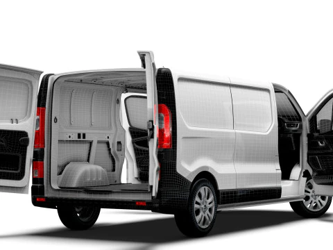 Nissan Primastar Van L2H1 HQInterior 2026 UKspec 3D Model
