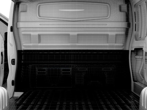 Nissan Primastar Van L2H1 HQInterior 2026 UKspec 3D Model