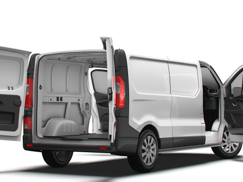 Opel Vivaro Van L2H1 HQInterior 2019 UKspec 3D Model