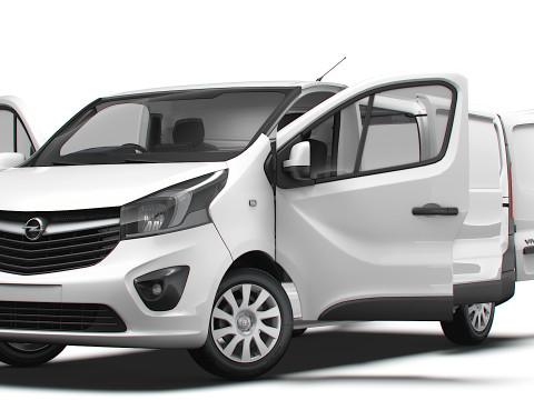 Opel Vivaro Van L2H1 HQInterior 2019 UKspec 3D Model