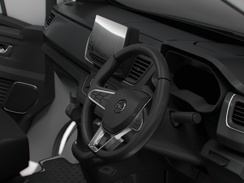 Opel Vivaro Van L2H1 HQInterior 2019 UKspec 3D Model
