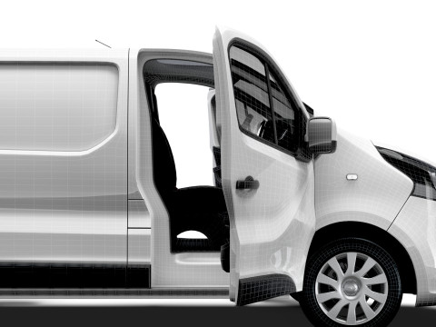 Opel Vivaro Van L2H1 HQInterior 2019 UKspec 3D Model