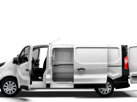 Opel Vivaro Van L2H1 HQInterior 2019 UKspec 3D Model