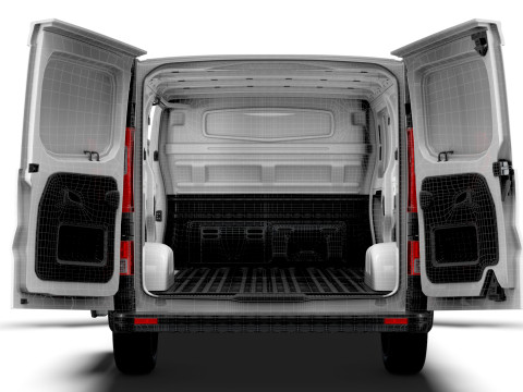 Opel Vivaro Van L2H1 HQInterior 2019 UKspec 3D Model