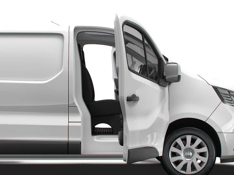 Renault Trafic Van L2H1 HQInterior 2024 UKspec 3D Model