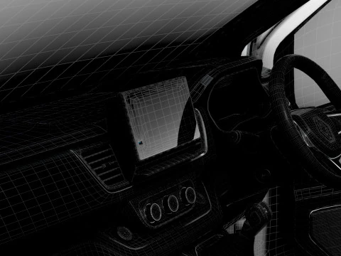 Renault Trafic Van L2H1 HQInterior 2024 UKspec 3D Model