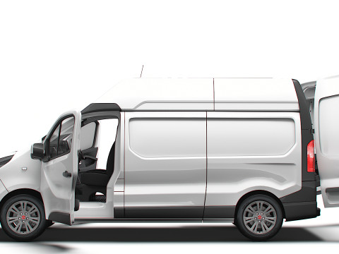 Fiat Talento Van L2H2 HQInterior 2021 Modelo 3D