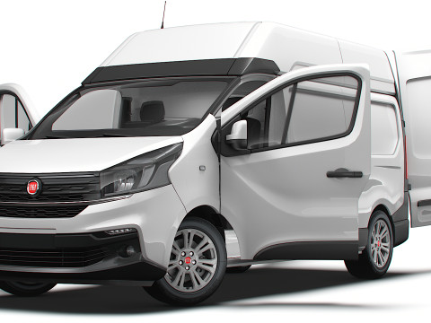 Fiat Talento Van L2H2 HQInterior 2021 Modelo 3D