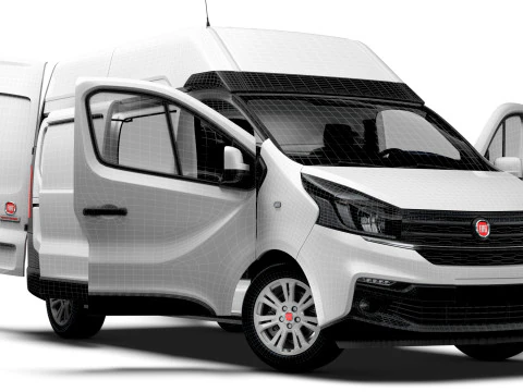 Fiat Talento Van L2H2 HQWnętrze 2021 Model 3D