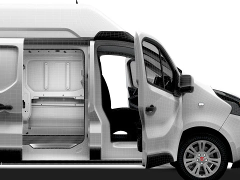 Fiat Talento Van L2H2 HQWnętrze 2021 Model 3D