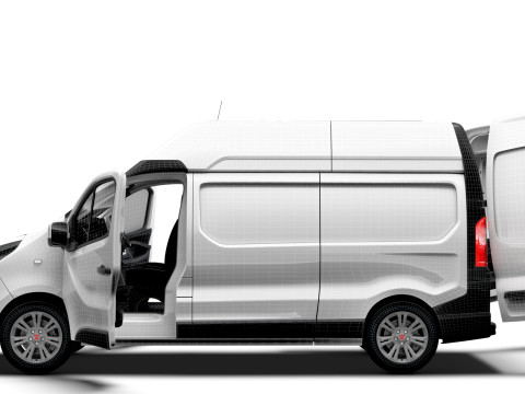 Fiat Talento Van L2H2 HQInterior 2021 Modelo 3D
