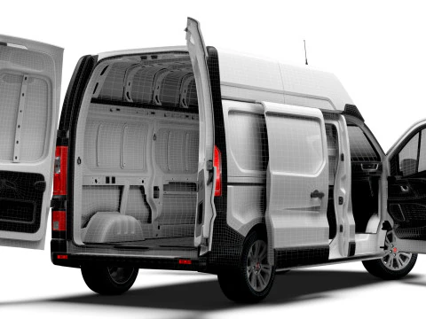 Fiat Talento Van L2H2 HQWnętrze 2021 Model 3D
