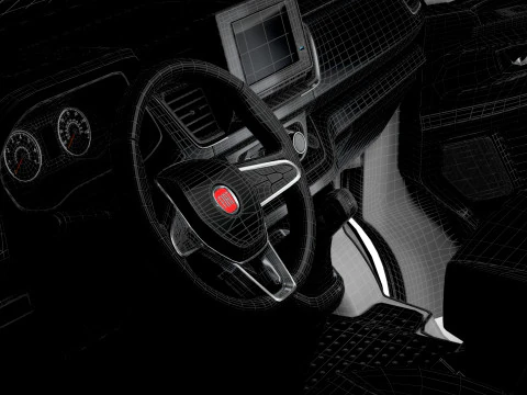 Fiat Talento Van L2H2 HQWnętrze 2021 Model 3D