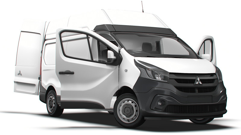 Mitsubishi Express L2H2 HQInterior 2022 Modello 3D .c4d .max .obj .3ds .fbx .stl .blend 