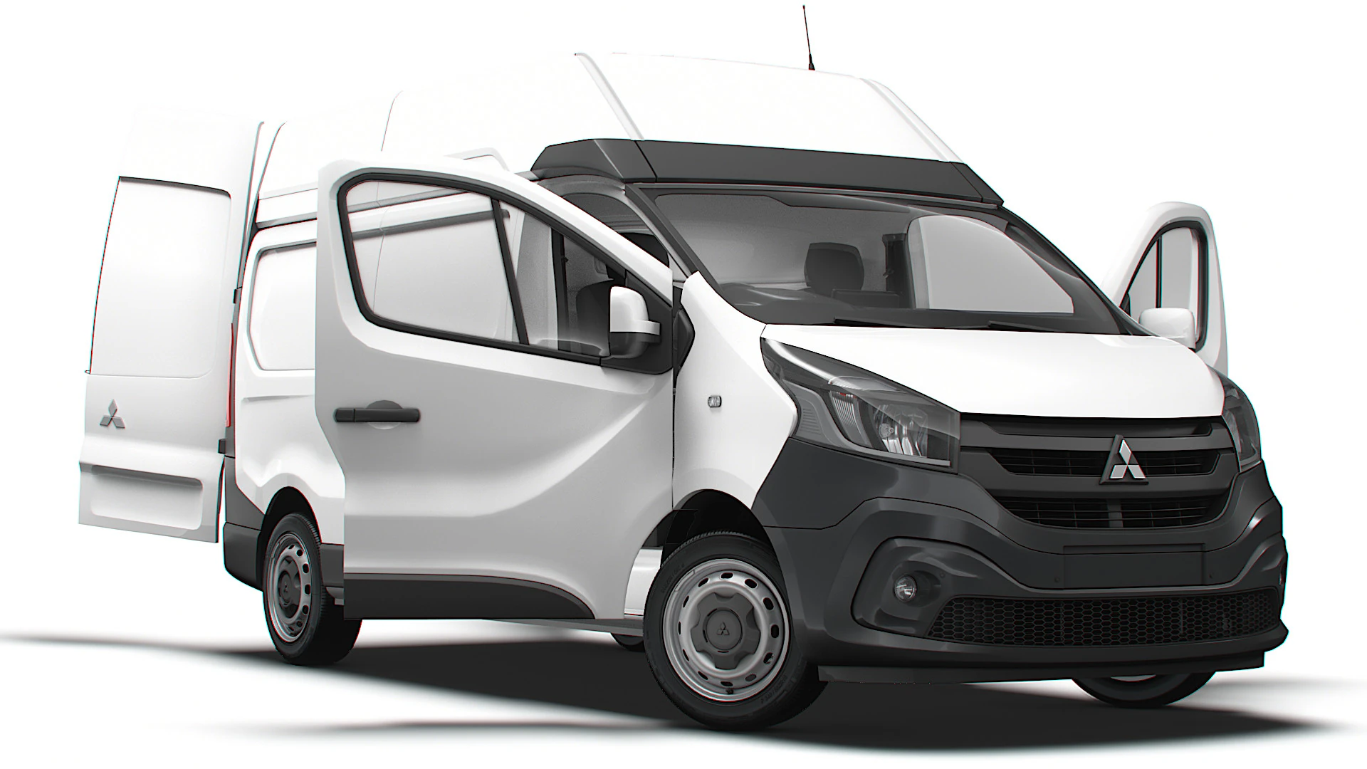 Mitsubishi Express L2H2 HQInterior 2022 3D Model .c4d .max .obj .3ds .fbx .stl .blend 