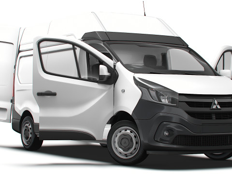 Mitsubishi Express L2H2 HQInterior 2022 3D Model