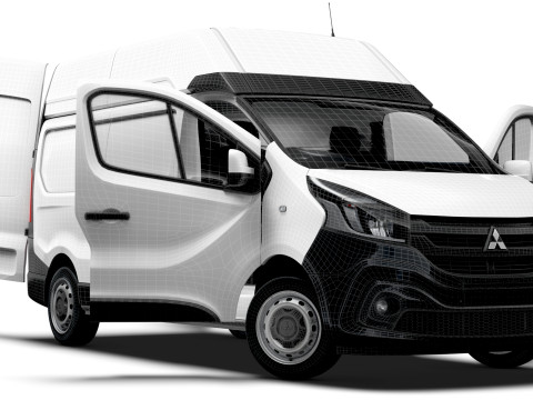 Mitsubishi Express L2H2 HQInterior 2022 Modello 3D