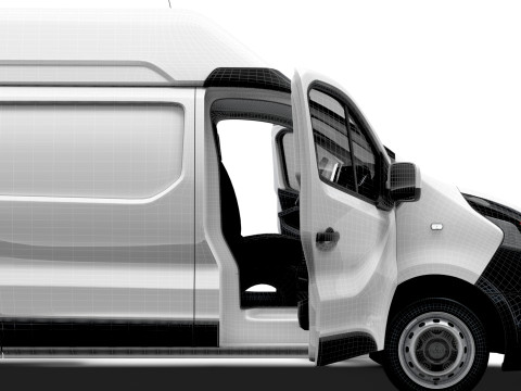 Mitsubishi Express L2H2 HQInterior 2022 Modello 3D