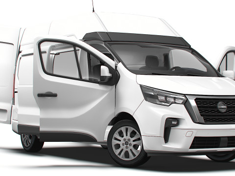 Nissan Primastar Van L2H2 HQInterior 2026 3D Model