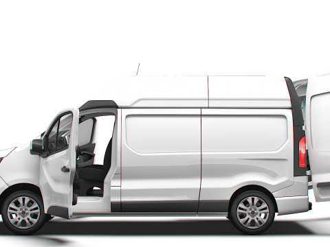 Nissan Primastar Van L2H2 HQInterior 2026 3D Model
