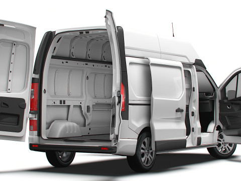 Nissan Primastar Van L2H2 HQInterior 2026 3D Model