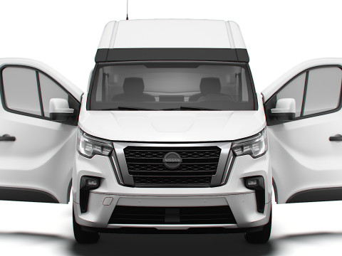 Nissan Primastar Van L2H2 HQInterior 2026 3D Model