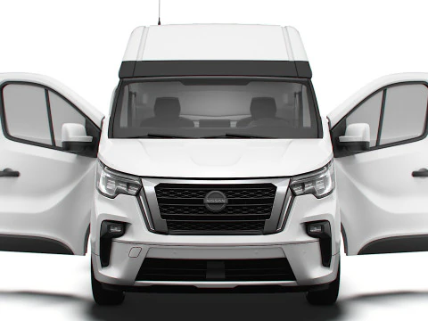 Nissan Primastar Van L2H2 HQInterior 2026 3D Model