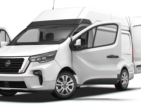 Nissan Primastar Van L2H2 HQInterior 2026 3D Model