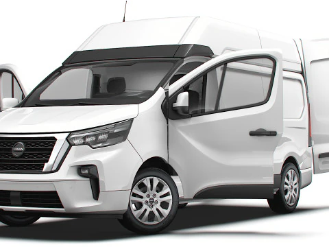 Nissan Primastar Van L2H2 HQInterior 2026 3D Model